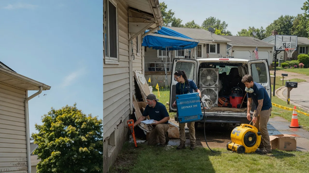 Ceiling Leak Cleanup in Grinnell, IA near me